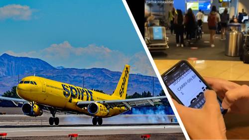 muy pimienta Oposición TikToker prohibido de volar en Spirit Airlines por mostrar truco para no  pagar equipaje de mano