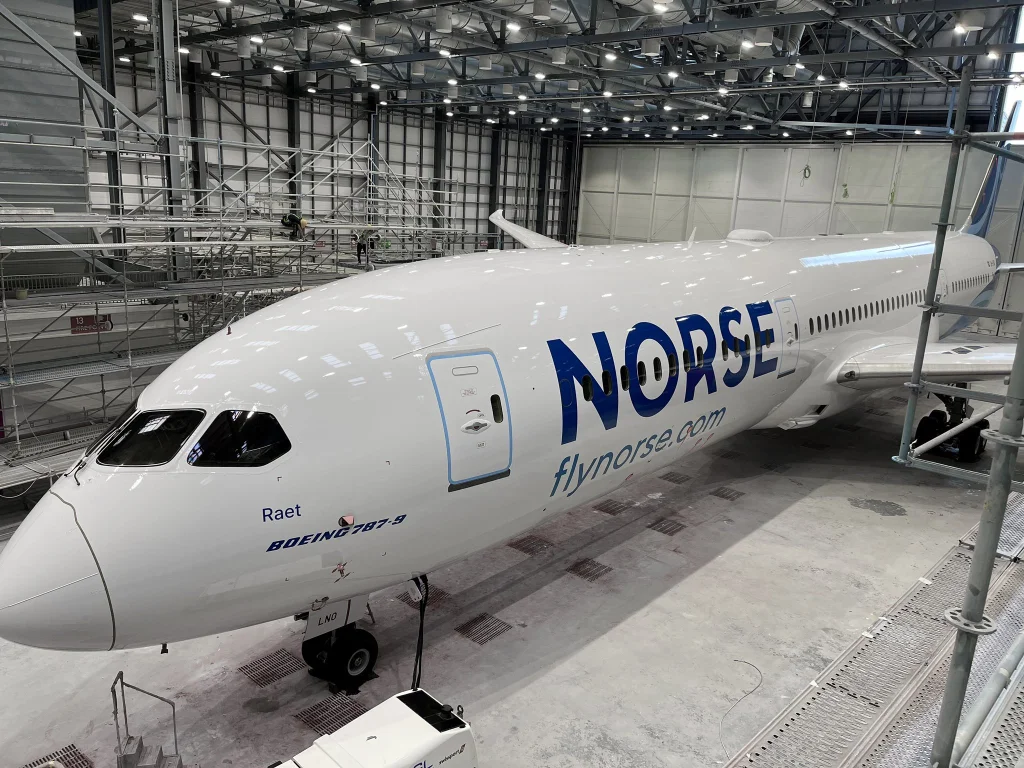 Recibe Su Pintura El Primer Boeing 787 De Norse Atlantic – Noticias De ...