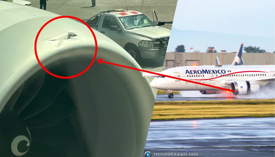 Pasillo Telescópico Golpea Un Boeing 787 De Aeroméxico En El AICM ...